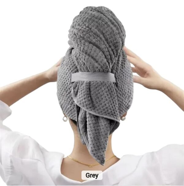 ⁦توربان نسائي/رصاصي⁩ - الصورة ⁦2⁩